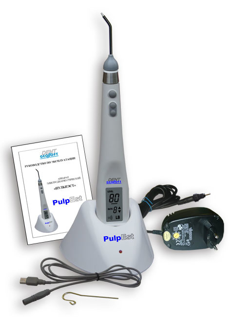 PulpEst  Аппарат для диагностики жизнеспособности пульпы. Geosoft (Россия-Израиль)