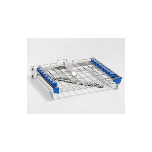 C704 - нижняя корзина с моечным коромыслом и встроенными подставками под 16 наконечников