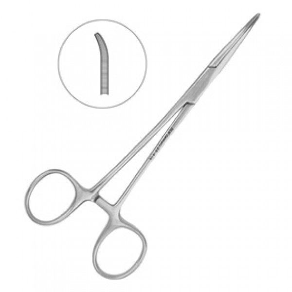 Зажим изогнутый Rankin-Crile,16,0 см., HLW Dental Instruments (Германия)