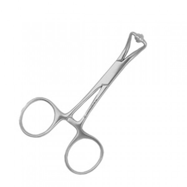 Цапка для белья Tuchkleммe mit Kugel, 9,5 см., HLW Dental Instruments (Германия)