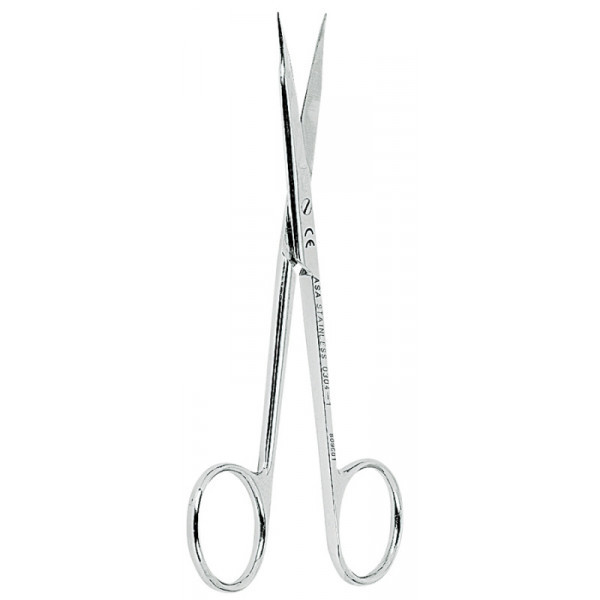 Ножницы для десны прямые остроконечные, 13 см., Asa Dental (Италия)