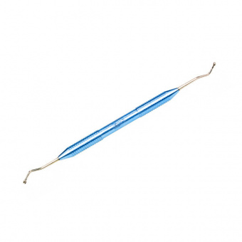 11-07 - ложка кюретажная изогнутая короткая малая 2,2, Экрадент (Россия)