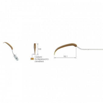 V-P12 - насадка для ухода за протезами и имплантантами (3шт.)